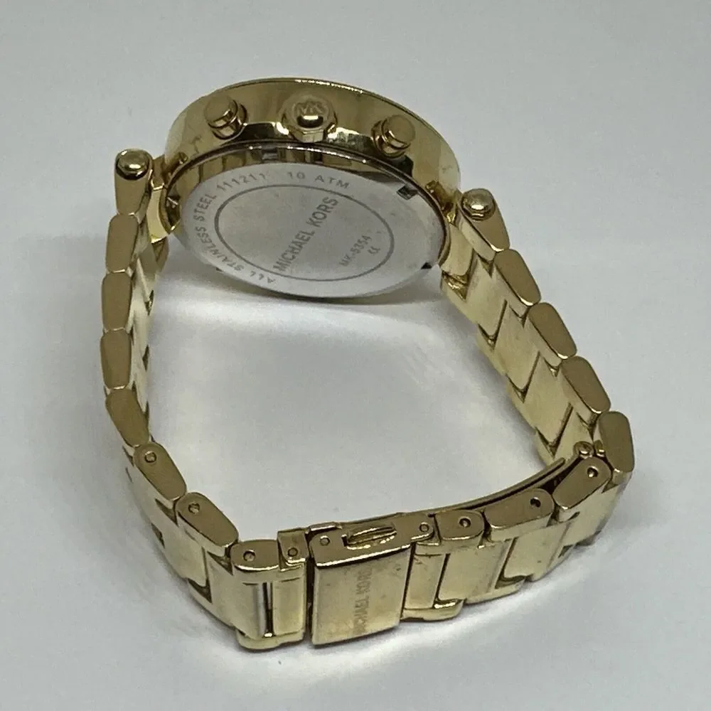 Michael Kors Parker MK5354 Women's Gold Stainless Steel Analog Dial Watch NUL5